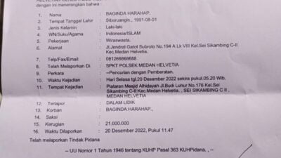 Sepedamotor Imam Masjid Digondol Maling, Aswan Jaya: Ini Sangat Meresahkan, Polisi Harus Bertindak Cepat