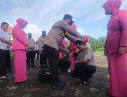 Satu Perwira, 4 Bintara Personil Polres Palas  Naik Pangkat