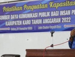 Gelar Pelatihan Jurnalistik, Kadiskominfo Karo Ajak Wartawan Sajikan Berita Akurat