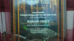 Awarding Night SPS Sumut 2022, Harian Orbit Winner Kategori Responsif Gender dan Ramah Anak