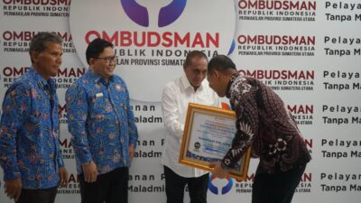 Langkat Peringkat 5 Penyelenggaraan Pelayanan Publik dari Ombudsman RI