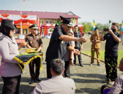 Ikuti Upacara Diktuba Polri di SPN Hinai, Syah Afandin: Jadilah Polisi Humanis