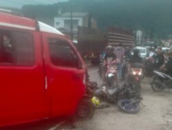 Minibus Tabrak Sepedamotor, Kakak Adik Tewas di Tempat