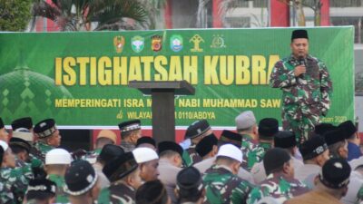 Peringati Isra Mi’raj, Kodim Abdya Gelar Shalat Istighatsah Kubra di Lapas