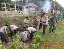 Selain Pengamanan Aksi Unjuk Rasa di PT Rendi, Personil Juga Korve di Lokasi Tenda Masyarakat