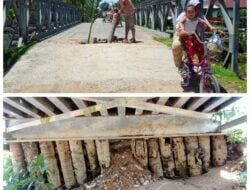 Jembatan Ujong Tanoh Ambruk, Warga Minta Pemkab Segera Ditangani