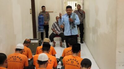 Kapolres Aceh Selatan Adakan Pembinaan Rohani dan Mental ke Tahanan