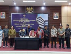 Bupati Karo Serahkan LKPD TA 2022 kepada BPK RI Perwakilan Sumut