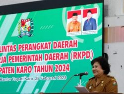 Bupati Karo Buka Forum Lintas Perangkat Daerah Rancangan RKPD