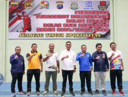 Wabup Karo Buka Turnamen Bulu Tangkis Kodim 0205/TK