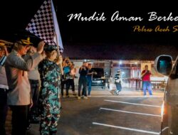 Kapolres Aceh Selatan Lepas Kenderaan Balik Mudik Gratis