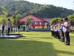 Hari Pertama Masuk Kerja, Polres Aceh Selatan Apel Bersama
