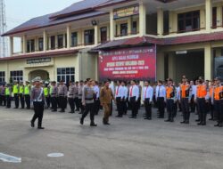 Polres Langsa Apel Gelar Pasukan Operasi Ketupat Seulawah 2023