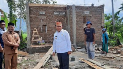 PJ Bupati Abdya Tinjau Pembangunan Rumah Hafidz di Kuala Batee