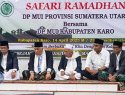 Wabup Karo Hadiri Safari Ramadan DP MUI Provsu di Masjid Agung Kabanjahe