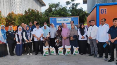 Pemko Langsa Serahkan Beras Cadangan Pemerintah Untuk Bantuan Pangan Tahun 2023