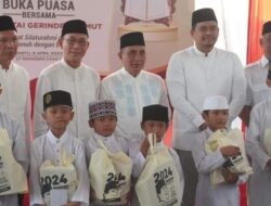Gerindra Sumut Buka Puasa dan Nuzulul Qur’an Bareng Anak Yatim Piatu, Gus Irawan Sampaikan Sosok Pemimpin Masa Depan