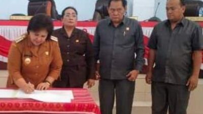 Bupati Karo dan DPRD Tetapkan 3 Ranperda Menjadi Perda Tahun 2023