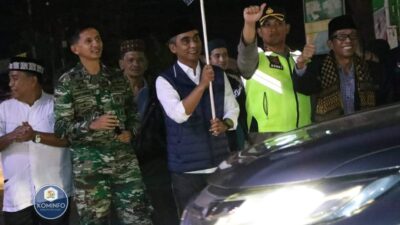 Wabup Karo Bersama Kapolres dan Dandim 0205/TK Monitoring Malam Takbiran di Kabanjahe-Berastagi
