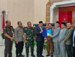 DPRK Abdya Gelar Rapat Paripurna, Pj Bupati Serahkan LKPJ 2022