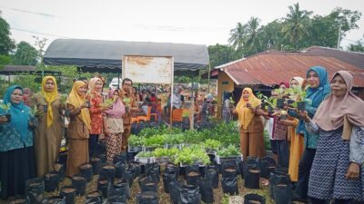 TP PKK dan Disketapang Sidempuan Buat Program Terpadu di Desa Aek Bayur
