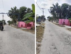 Baru Dibangun, Portal Jalan Desa Dihancurkan  Oknum Pengusaha