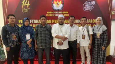 Parulian Siregar Resmi Mendaftar Bakal Calon DPD RI ke KPU