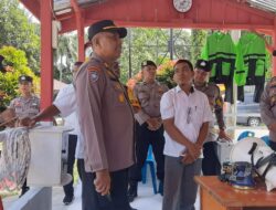 Jelang Pemilu, Polres Aceh Selatan Lakukan Penilaian Poskamling