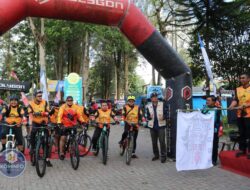 Wabup Karo Lepas Sibayak Mountain Bike Road To Halal Bihalal 2023