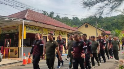 Jaga Sinergitas TNI-Polri, Polres dan Kodim 0110 Abdya Gelar Olahraga Bersama