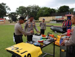 Antisipasi Banjir Kapolres Labuhanbatu Periksa Peralatan SAR