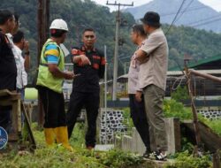 Wabup Karo dan Kapolres Tinjau Titik Rawan Banjir Jalan Berastagi-Medan