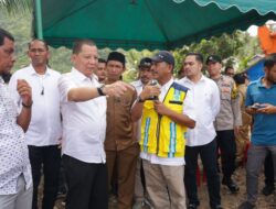 Pj Gubernur Aceh Minta Proyek Tanggul Laut Gungker Dikerjakan dengan Baik
