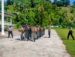 Tingkatkan Kemampuan Personil, Polres Aceh Selatan Gelar Latihan Dalmas