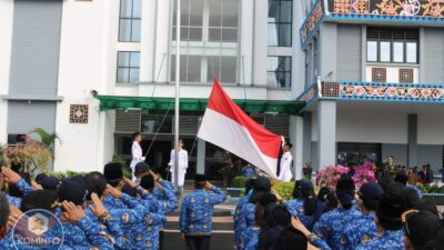 Pemkab Karo Gelar Upacara Harkitnas ke-115, Dandim 0205/TK Bacakan Pidato Plt Menkoinfo