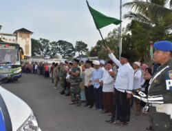 Warga Madina Lepas Calhaj, Bupati : Jangan Banyak Selfie