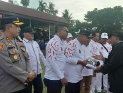 Darmansah Hadiri Pembukaan Barsela Cup III Dan Imbau Suporter Tidak Membuat keributan