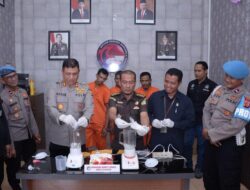 Polres Langsa Musnahkan Sabu