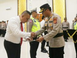 Sebanyak 29 Personil Polres Aceh Selatan Dapat Penghargaan