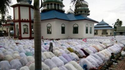 Umat Muslim di Nagan Raya Rayakan Idul Adha