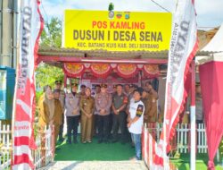 Tim Penilai Polres Deliserdang Tinjau Siskamling Desa Sena