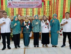 TP PKK Sumut Lakukan Monitoring Iva Test di Naga Juang