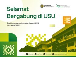 USU Terima 3.388 Mahasiswa Baru Jalur SNBT 2023