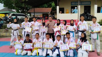 Polsek Barumun Palas Gelar Kejuaraan Karate, Berikut Nama Pemenangnya