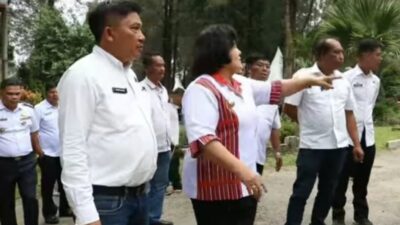 Bupati Cory Periksa Kesiapan Festival Bunga dan Buah di Berastagi