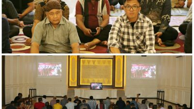 Polres Aceh Selatan Nonton Bareng Pagelaran Wayang Kulit