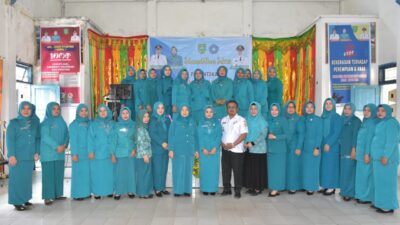 PKK Kecamatan Tambangan dan Desa/Kelurahan di Madina Dilantik