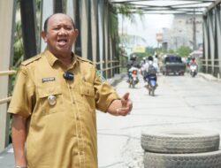 Plt Bupati Langkat Minta Dinas PUPR Sumut Perbaiki Jembatan Batang Serangan
