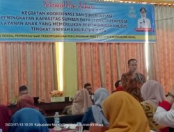 Dinsos P3A Kordinasi dan Singkronisasi Soal Perlindungan Anak