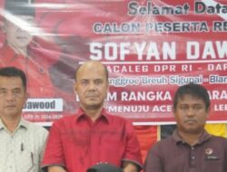Bacaleg DPR RI Sofyan Dawood Deklarasi Relawan di Abdya